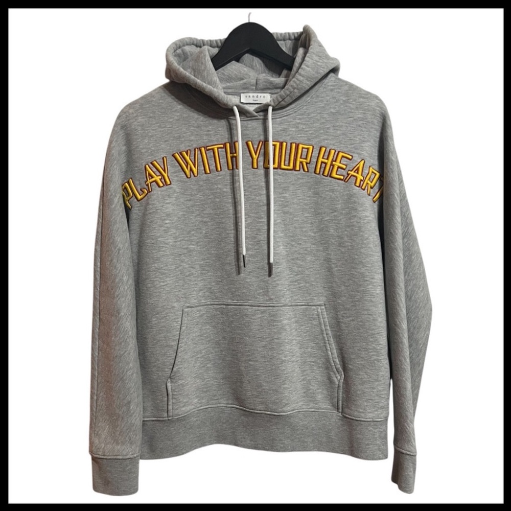 SANDRO Play With Your Heart Hoodie